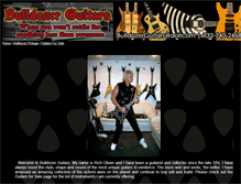 Tablet Screenshot of bulldozerguitars.com